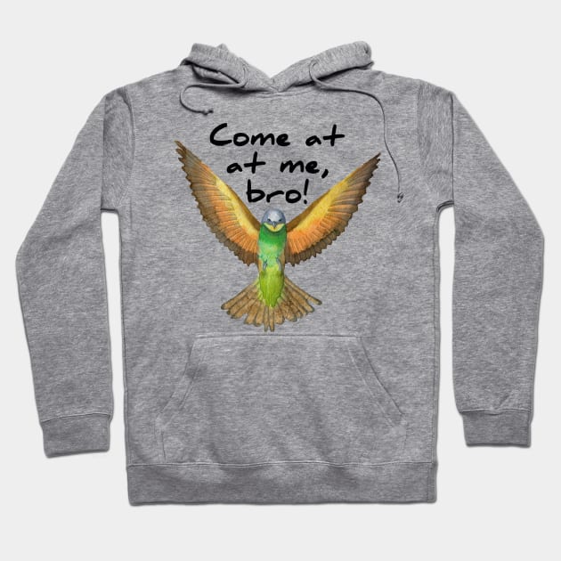 Come At Me Bro Hoodie by chicalookate